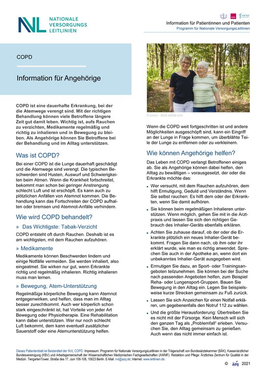 COPD - Angehörige