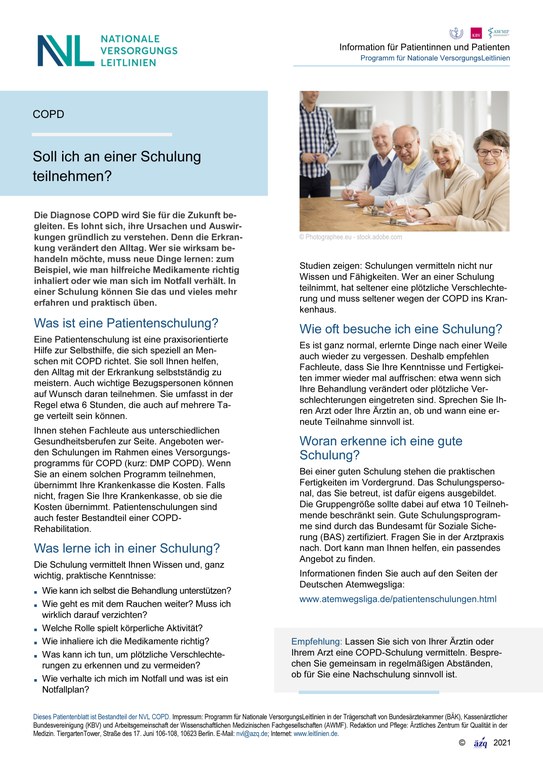 COPD - Schulung